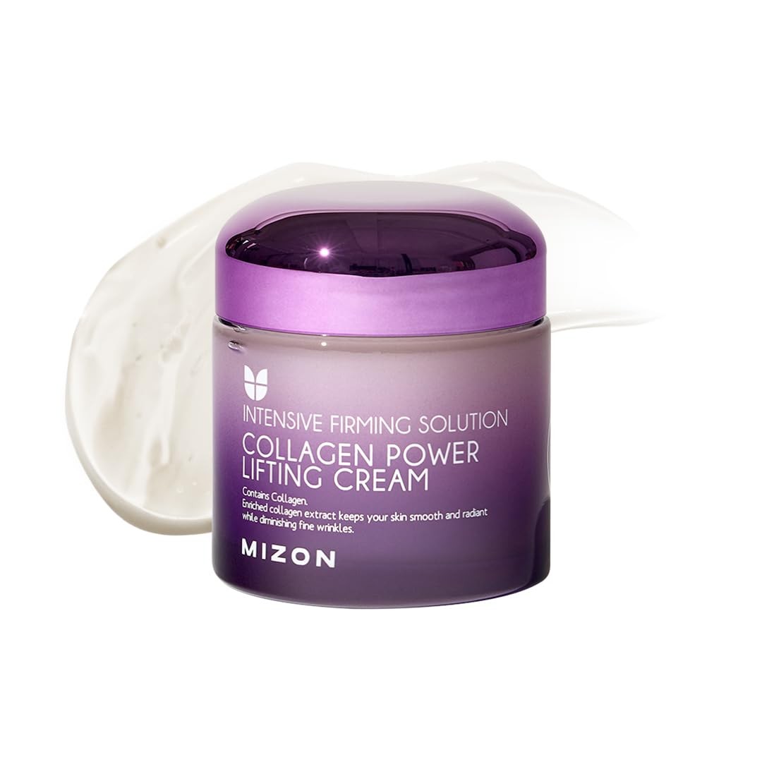 Mizon [Mizon] Collagen Power Lifting Cream (75Ml) Day And Night Anti-Aging And Intensive Moisturizing, 75% Marine Collagen, Reduce Fine Lines And Age Spots, - Image 3