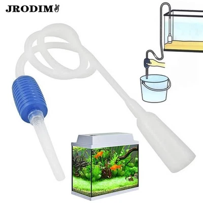 Aquarium Cleaner Kit Vacuum Pump Gravel Water Cleaning Fish Tank Siphon UK