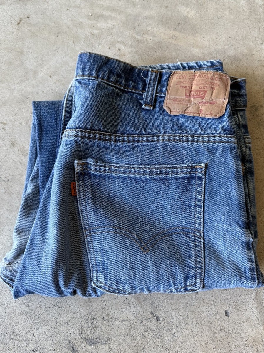 Vintage Levis Jeans Mens Size 36x30 519 0217 Denim Straight Fit