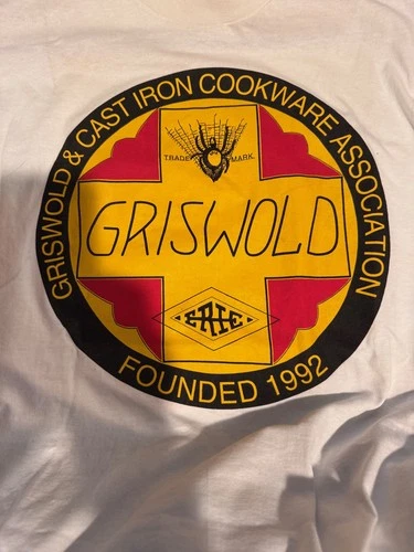 Rare Griswold & Cast Iron Collector's Association 1992 Collectible T-Shirt