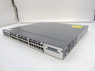 Cisco Catalyst WS-C3750X-48PF-S V02 PoE Ethernet Gigabit Network Switch