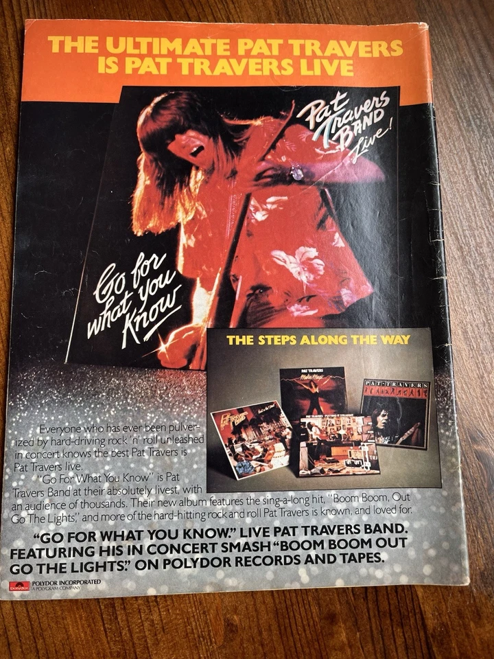 Vintage CREEM Classic Rock Magazine December 1979 CHEAP TRICK Led Zeppelin EUC Foto 2 de 4