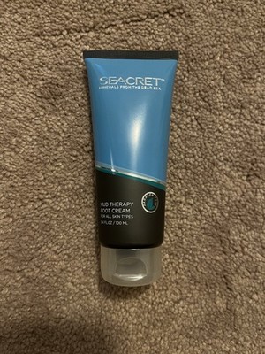 Seacret Mud Therapy Foot Cream NEW 3.4oz Minerals from the Dead Sea