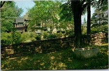 Mark Twain Summer Home Postcard Elmira NY Quarry Farm Water Trough Unposted