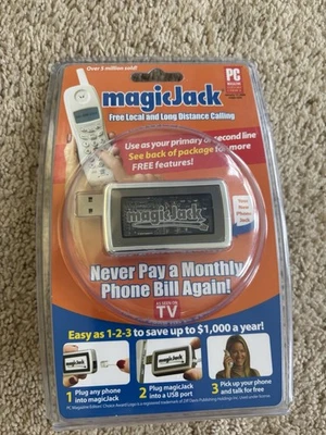 MagicJack USB Telefonanlage kostenlose Orts- & Ferngespräche NEU - Bild 1 von 4