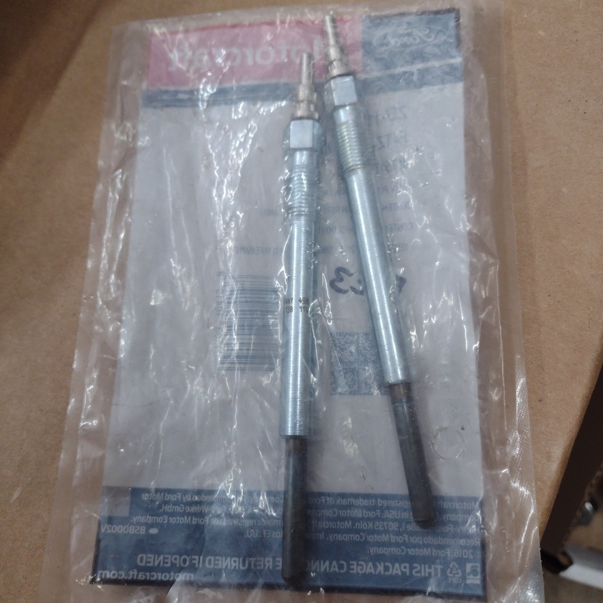 2 Pack Genuine OEM Motorcraft ZD11B2 Diesel Glow Plugs 95-03 Ford 7.3L