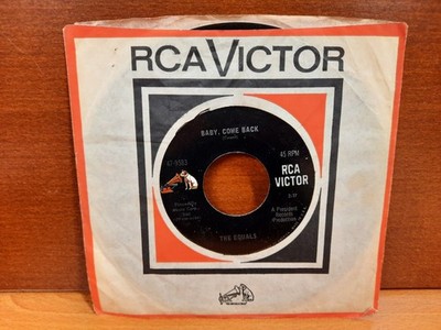 45 / The Equals / 1968 / Baby, Come Back / Hold Me Closer