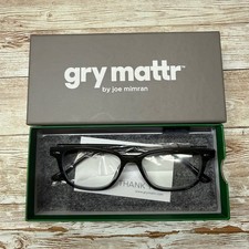 Gry Mattr Reading Glasses Unisex 2.50 Black Blue Light Blocking Enthusiastic