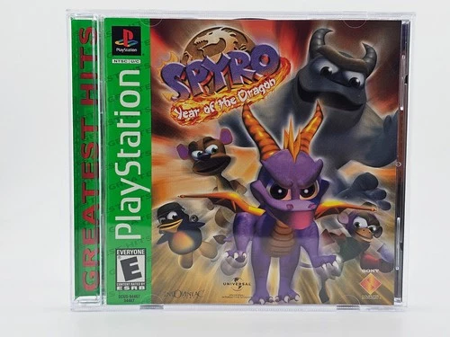 Sony Playstation 1 PS1 Spyro Year Of The Dragon CIB Cleaned & Tested