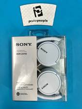  Sony MDR-ZX110W Headband Type Headphones ZX Series FREE SHIPPING 