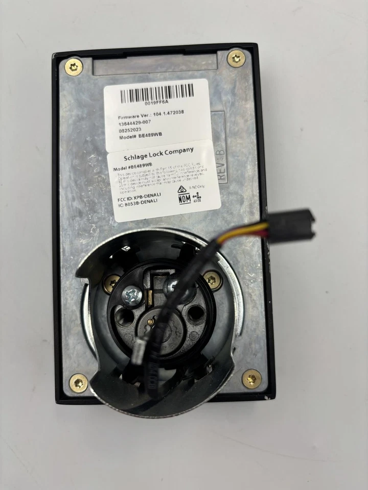 Schlage Encode Smart WiFi Deadbolt Lock for Front Door - *Matte Black* - Image 3 of 4