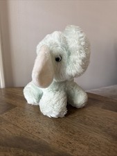 Vintage Eden Baby Blue Elephant Small Plush 7 Tall