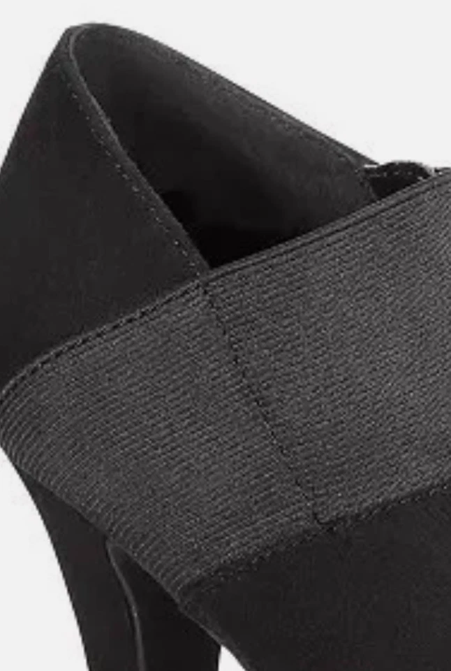   Nuevo KAREN SCOTT botín 'Byann' 37 cremellera negro microsuede  - Imagen 4 de 4