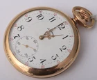 10k Gold Filled 1929 Antique Illinois 16s 17j Model 10 Pocket Watch #5241142