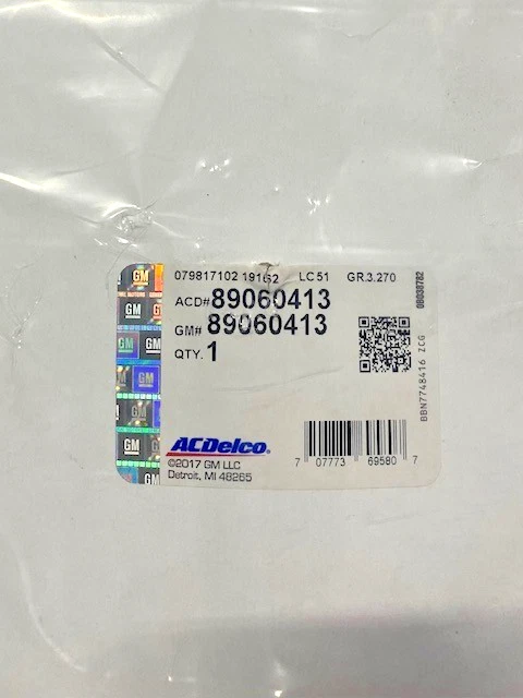 1999-2017 NUEVO ORIGINAL FABRICANTE DE EQUIPOS ORIGINALES COLECTOR DE ADMISIÓN Y JUNTAS DE ADMISIÓN LATERALES, P/N 89060413 Foto 3 de 4