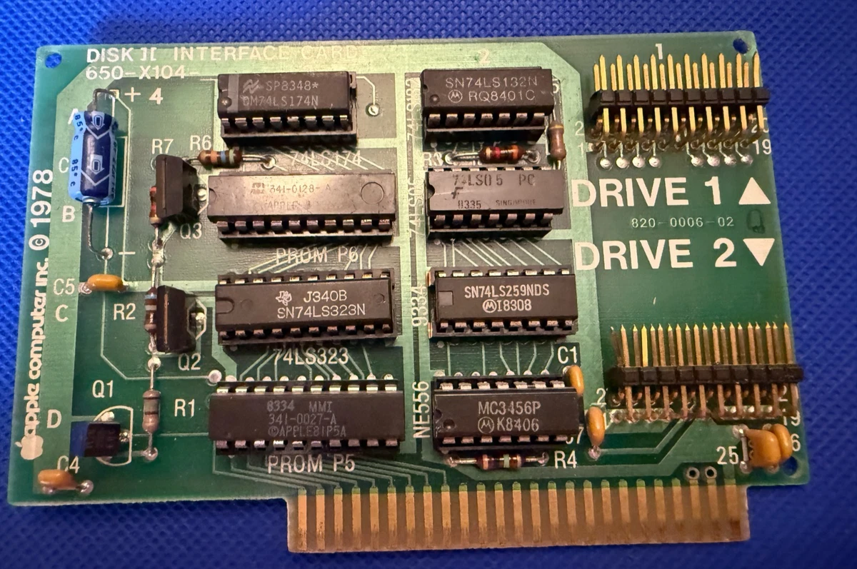 拡張カード Apple 5.25 Drive Controller 655-0101 Apple I/O