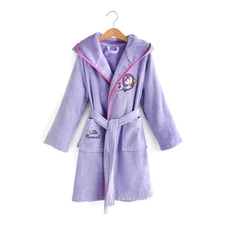 Milk&Moo Little Mermaid Kids Robe, 100% Cotton Kids Bathrobe, Ultra Soft and Abs