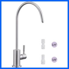 Innovative Water Filter Faucet in Brushed Nickel - Easy Single Hole Installation