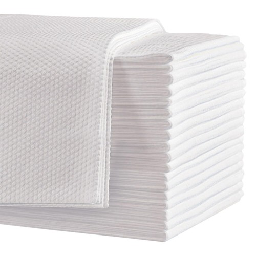 50-Count Disposable Bath Hair Towels, 19.7" x 27.6" Thickened and Absorbent S... - 第 1/7 張圖片