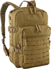 Red Rock Outdoor Gear Transporter Day Pack 10"W x 17"H x 8"D Coyote - 80151COY
