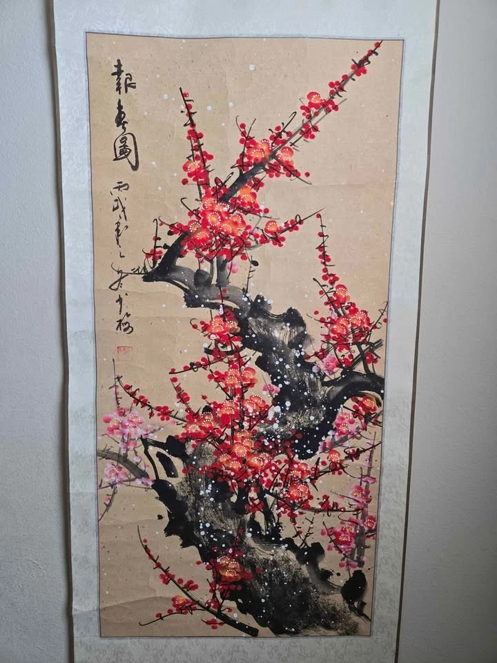 Japanese Calligraphy In Antique Japanese Paintings & Scrolls for