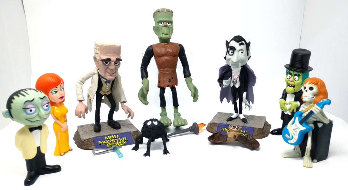 Rankin/Bass MAD MONSTER PARTY Lot of 7 Figures Diamond Select