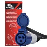 CEE Adapter Schuko Stecker Auf CEE Kupplung 50Cm Camping VerläNgerungskabel 16A
