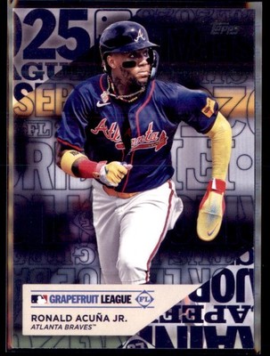 2025 Topps Grapefruit League Ronald Acuna Jr Braves TG-16