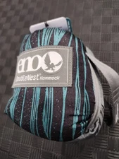 Awesome brand new ENO - Hammock - DoubleNest® Mountains to Sea/Grey - ENO-DNP340