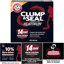 14-Day Odor Control Rock-Hard Clumps Multi-Cat Cat Litter 18 Lbs