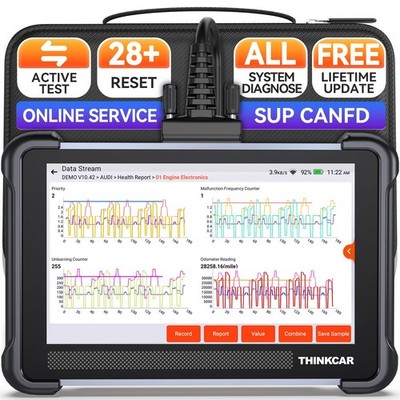 THINKCAR Bidirectional Scan Tool, Thinkscan 672 All System OBD2 Scanner... 