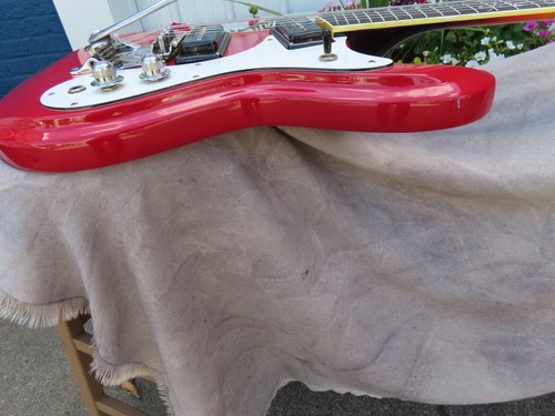 MOSRITE 1972 MARK l VENTURES style GUITAR METALLIC RED n/ MINT CELEB JOE WILLIE! - Picture 4 of 23