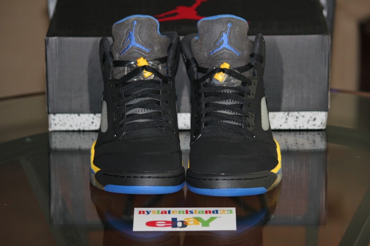 Nike Air Retro Jordan 5 V Shanghai Shen Black Varsity Maize