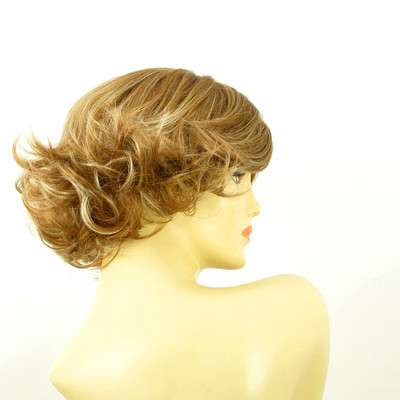 Perruque Courte Synthétique Pour Femme - Couleur Blond Cuivré Clair, Référence FRANE F27613 (neuve Avec étiquettes)