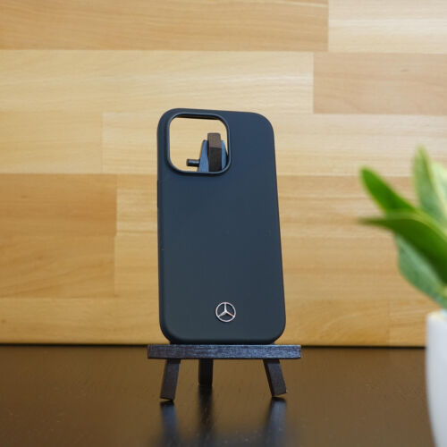 MERCEDES-BENZ Backcover Hülle Case Apple iPhone 14 Pro schwarz Stern B-Ware neu