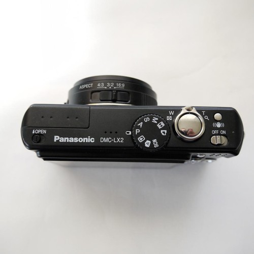 Panasonic LUMIX DMC-LX2 Black Compact Digital Camera 4x Zoom w/Box Accessories - Picture 4 of 8