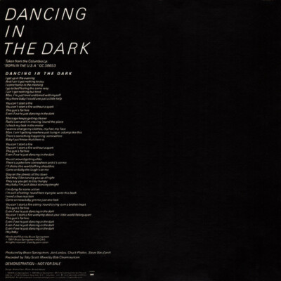 Bruce Springsteen - Dancing In The Dark 1984 12