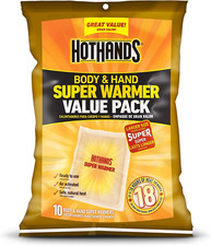 Body Hand Super Warmers - Long Lasting Natural Odorless Air Activated Warmers