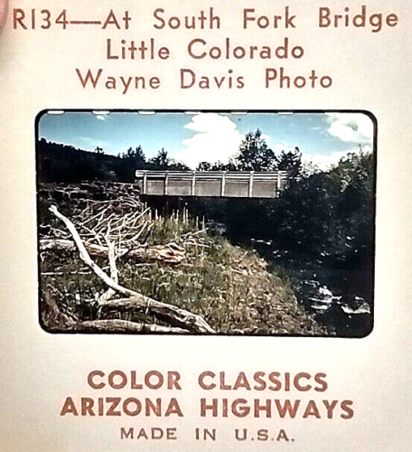3 35mm Slides Little Colorado River Bridge Grand Falls 1954-'65 Arizona Highways - Afbeelding 1 van 3