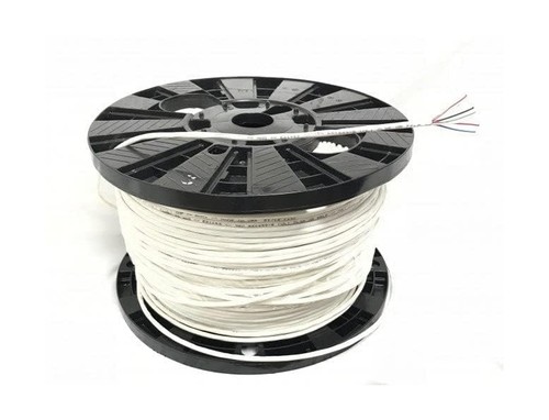 22 AWG 4 Conductor Stranded Shielded Plenum Cable White CL3P Jacket for Secur... - Picture 3 of 5