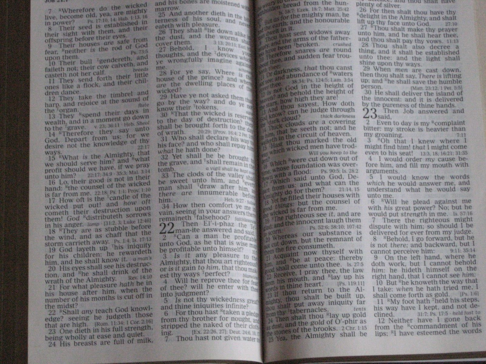 Nelson Red Holy Bible King James Version GIANT PRINT Words Of Jesus In ...