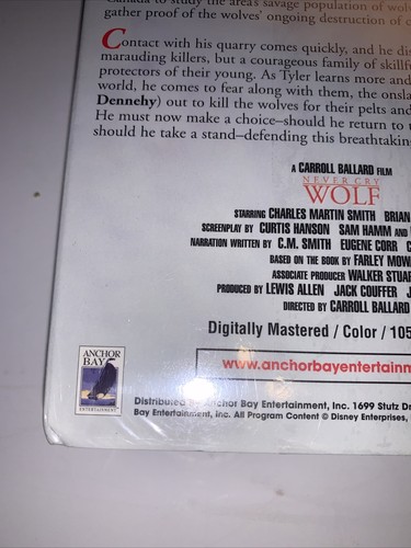 Never Cry Wolf (VHS, 1997) G - Bild 4 von 6
