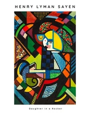 12381.Decoration Poster.Home wall art design.Henry Lyman Sayen painting.Daughter