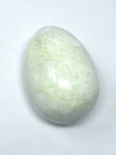 Polished Stone Egg Marbled Yellow 3 inches - Picture 1 of 3