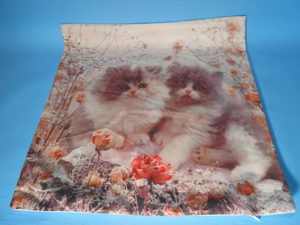 Kissen Kissenhülle Katze Hund Pferd Hirsch Tiere 40 x 40 cm weich neu - Bild 1 von 1