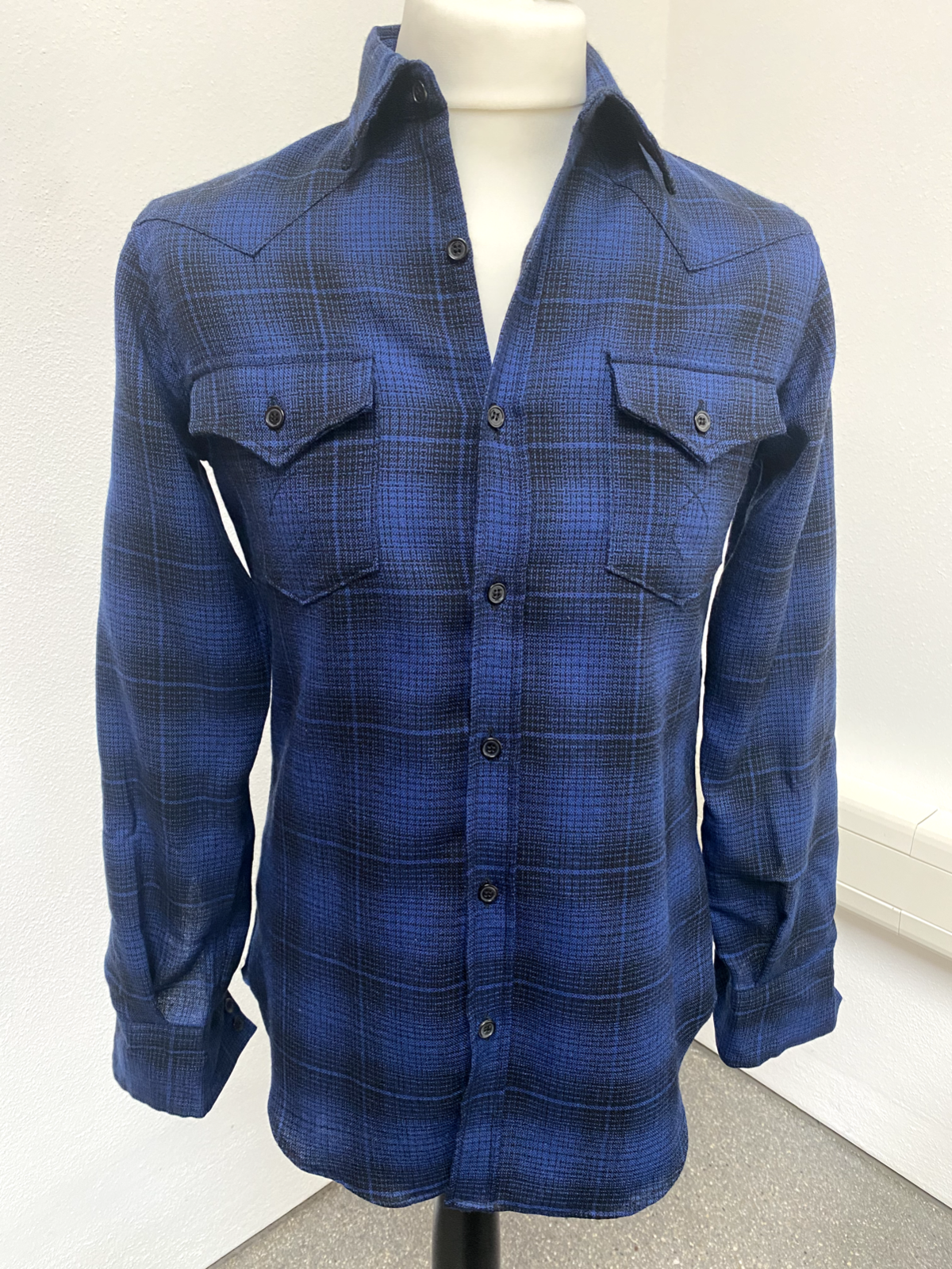 Camicia uomo Saint Laurent a quadretti taglia M