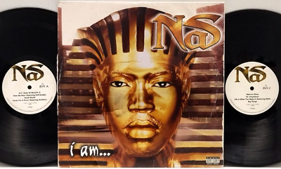 Nas - I Am... 2LP 1999 US ORIG Columbia Hip Hop JAY-Z FOXY BROWN AZ THE FIRM RAP