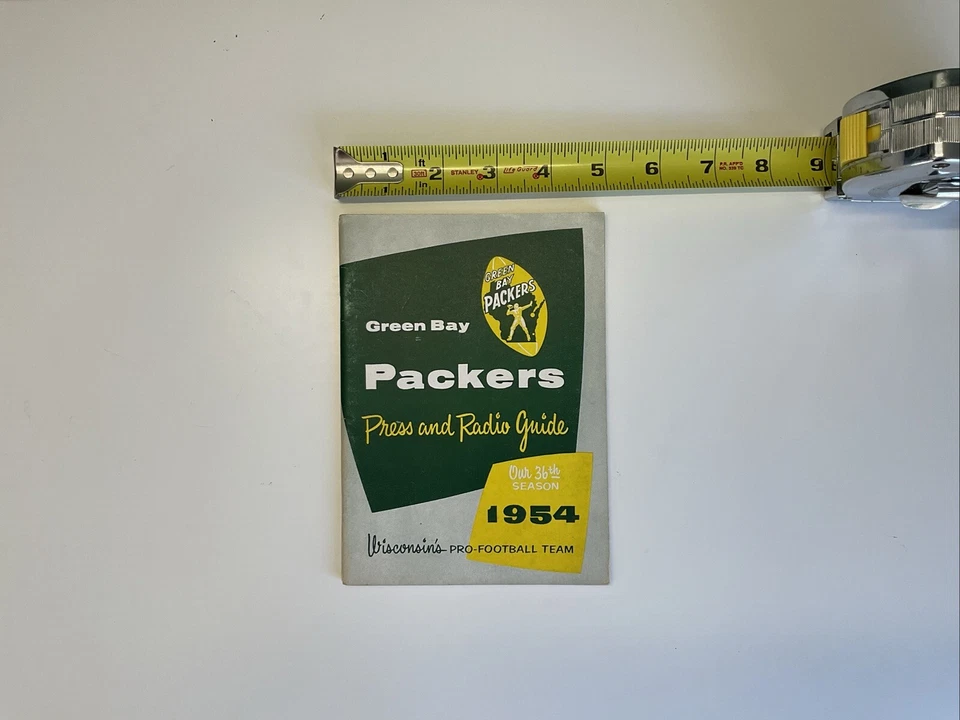 Vintage 1954 Green Bay Packers Official Press And Radio Guide NFL Football - Image 4 of 4