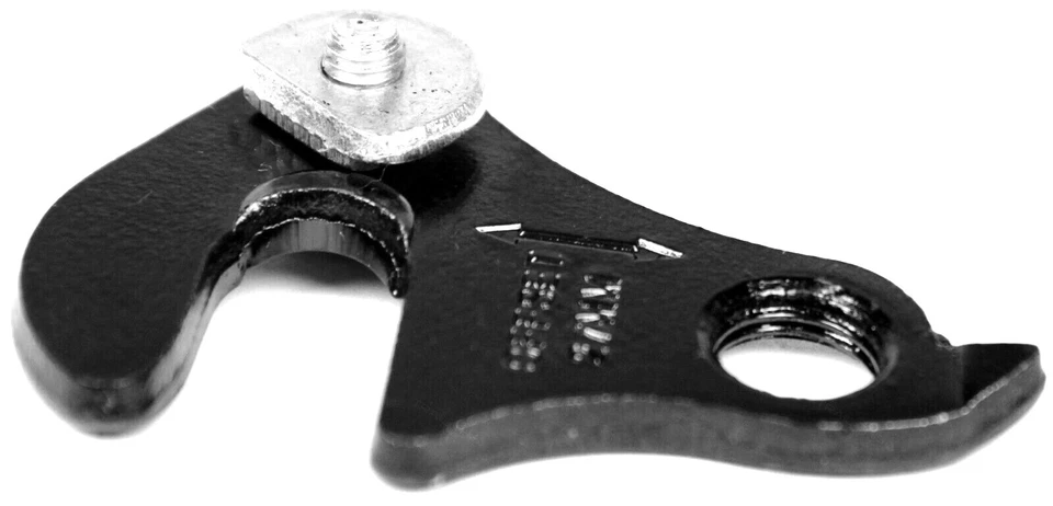 SunRace Bike Derailleur Rear Mech Hanger Plate Bracket With Nut & Bolt Black - Image 2 of 3