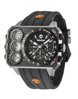 Timberland Men's Black Silicon Strap Watch Timberland Men's Black Silicon Strap Watch